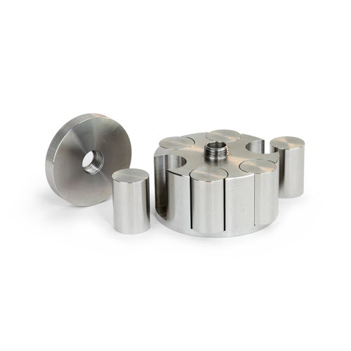 Dynavox Schallplattenklemme VC150, Klemme Zum Fixieren Der Schallplatte Fuer Vinyl Plattenspieler Aus Aluminium Silber