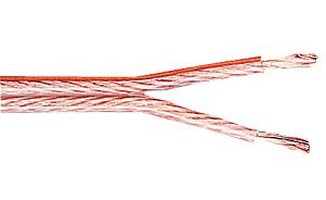 Lumonic Lautsprecherkabel 5m Transparent - 2x1,5mm² CCA Zwillingsleitung Für HiFi Anlagen